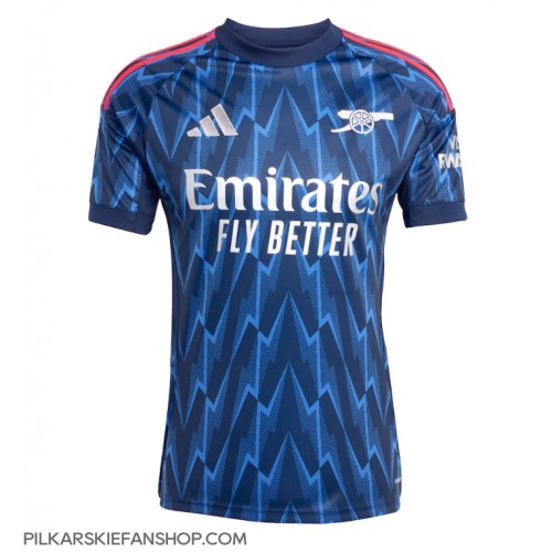 Koszulka piłkarska Arsenal Piero Hincapie #5 Strój wyjazdowy 2025-26 tanio Krótki Rękaw Koszulka piłkarska Arsenal Piero Hincapie #5 Strój wyjazdowy 2025-26 tanio Krótki Rękaw